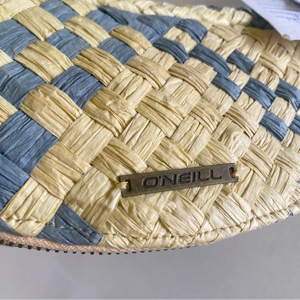 NEW O’Neill woven “Taylor” waist bag -natural/blue - Picture 2 of 8